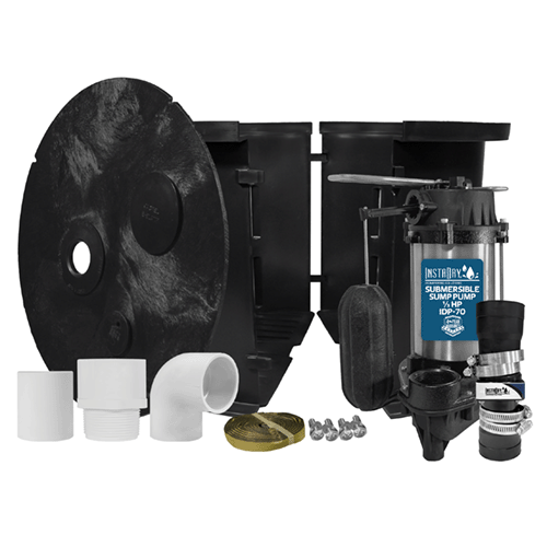 InstaDry® Crawl Space Sump Pump Kit with InstaDry® 1/3 HP Sump Pump
