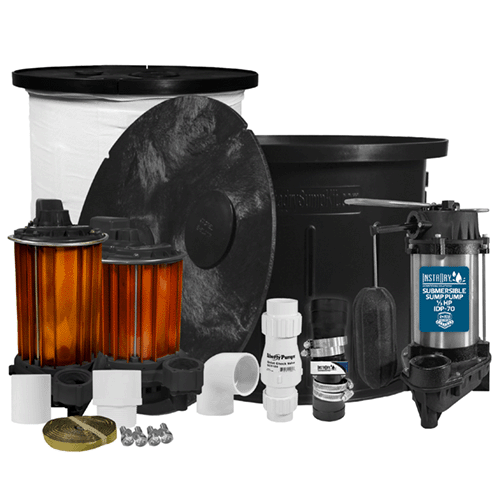 Crawl Space Sump Pump Kit | InstaDry® crawl space sump pump kit, sump pump kit for crawl space, complete sump kit, sump pump kit, crawlspace sump pump kit, crawlspace sump pump