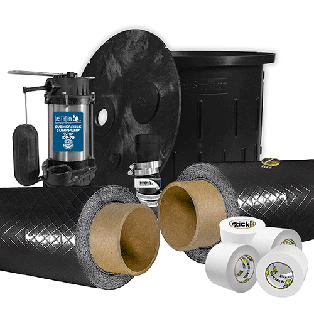 12 Mil Moisture Barrier & Sump Pump Bundle